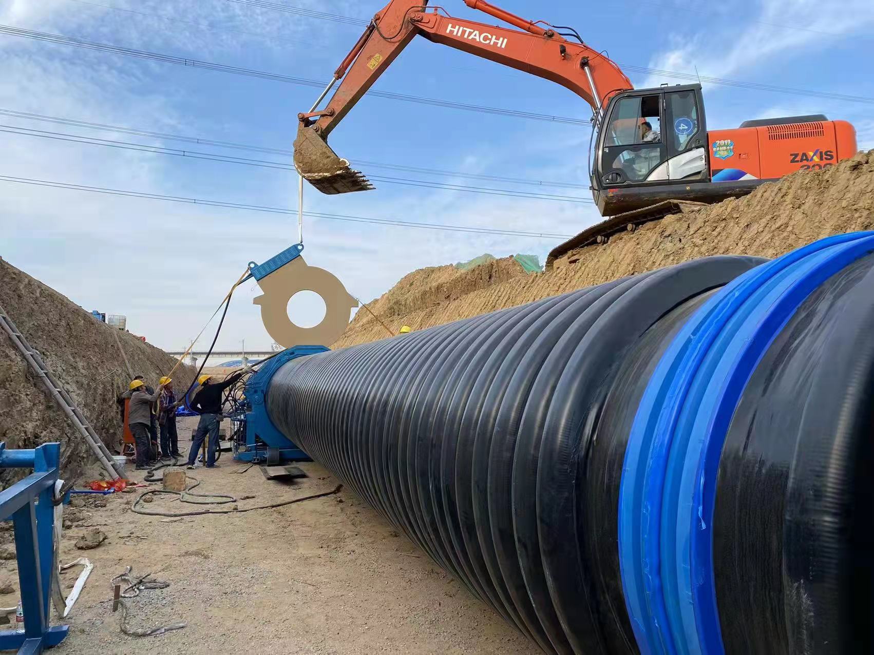 1.6米大型管道对接施工效率提升案例